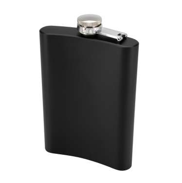 Logotrade promotional gifts photo of: Hip flask OLYMPOS Schwarzwolf