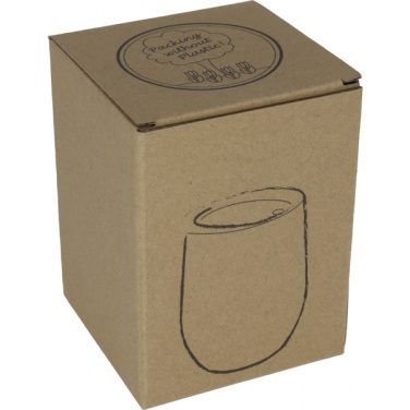 Logotrade promotional giveaway picture of: Stainless steel mug with wooden look BRIGHTON 380 ml