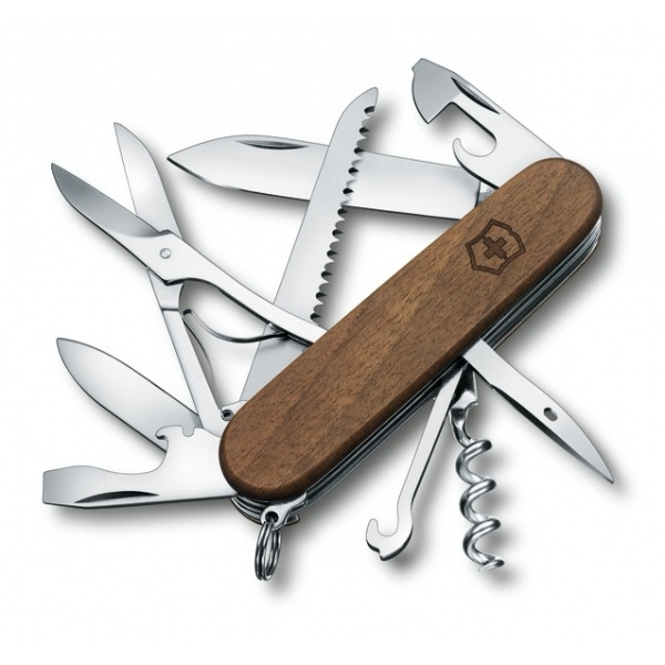 Logotrade promotional product image of: Pocket knife Huntsman Wood Victorinox