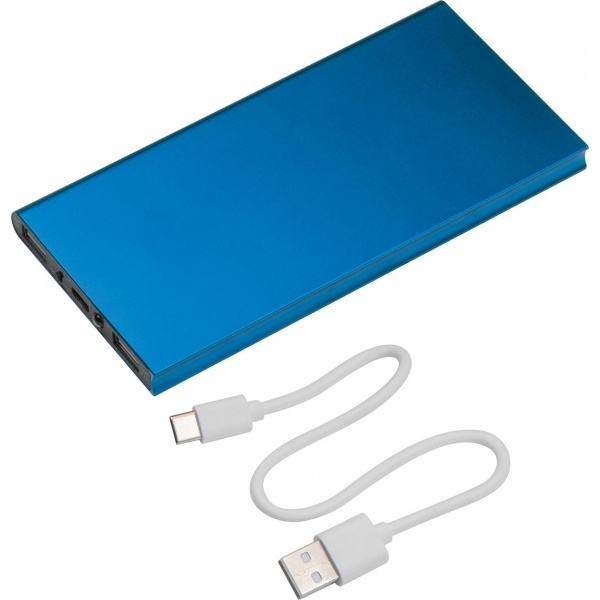Logo trade promotional products picture of: Power bank 8 000 mAh WOLFSBERG