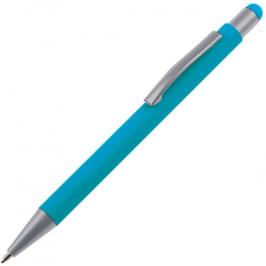 Logo trade corporate gift photo of: Metal ballpen touch pen soft touch SALT LAKE CITY