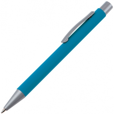 Logotrade promotional products photo of: Metal ballpen soft touch ABU DHABI