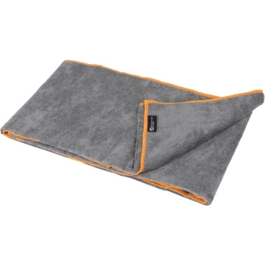 Logo trade promotional merchandise image of: Towel CITAS Schwarzwolf