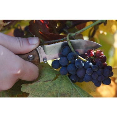 Logo trade promotional products image of: Pocket knife JUNGLE Schwarzwolf