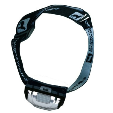 Logo trade promotional giveaways image of: Head lamp TRONADOR Schwarzwolf