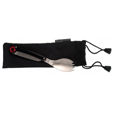 Logo trade promotional items image of: Multifunctional spoon LATEMAR Schwarzwolf