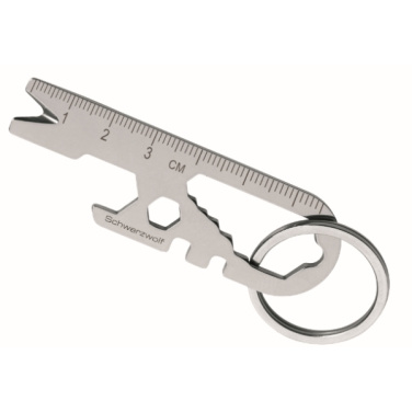 Logotrade promotional giveaways photo of: Multifunctional keychain ATACAMA Schwarzwolf