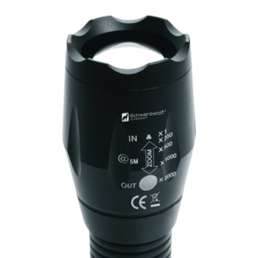 Logo trade advertising products picture of: Flashlight ANTELAO Schwarzwolf
