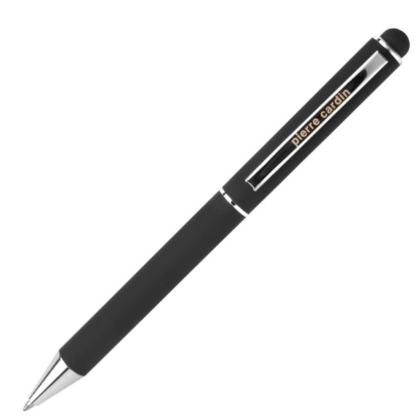 Logo trade business gift photo of: Metal ballpoint pen, touch pen, soft touch CLAUDIE Pierre Cardin