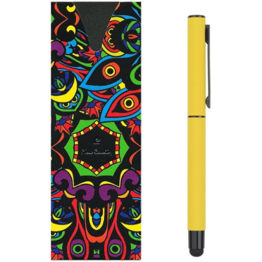 Logo trade promotional gifts image of: Roller touch pen, soft touch CELEBRATION Pierre Cardin