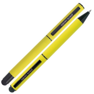 Logotrade promotional gift image of: Writing set touch pen, soft touch CELEBRATION Pierre Cardin