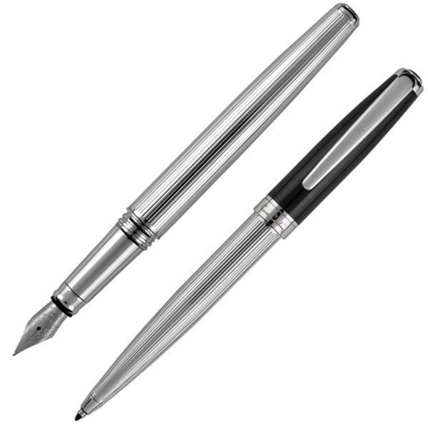 Logotrade advertising product picture of: Writing set ballpoint pen & fountain pen CHRISTOPHE Pierre Cardin