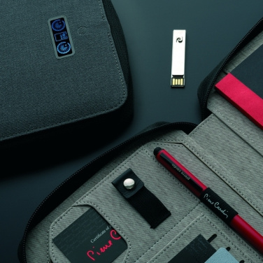 Logotrade corporate gift picture of: Folder A5 & power bank 4000 mAh SORBONNE Pierre Cardin