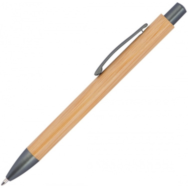 Logo trade promotional items picture of: Bamboo ballpen BERINGEN