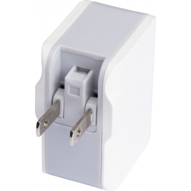 Logo trade promotional gift photo of: Travel adapter ANTWERP