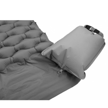 Logo trade promotional giveaways image of: Inflatable mat SAJAMA Schwarzwolf