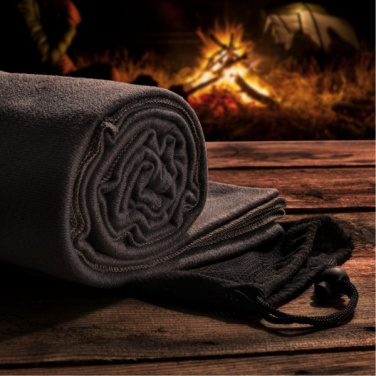 Logo trade advertising product photo of: Blanket BRISA Schwarzwolf
