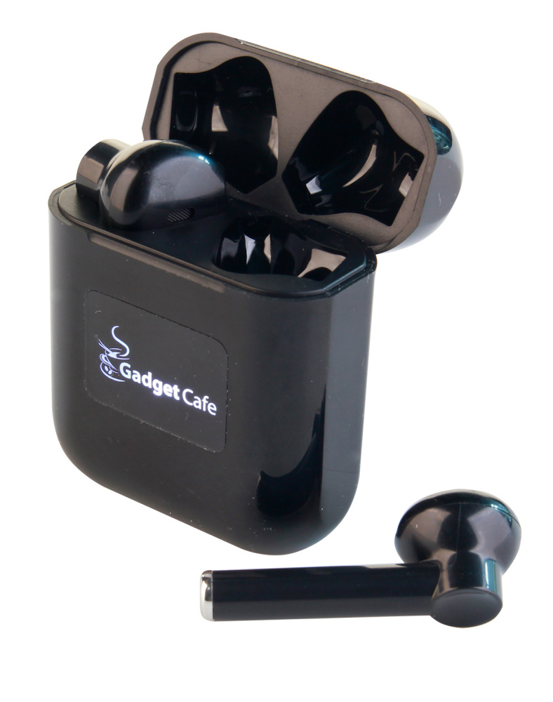 Logo trade promotional merchandise picture of: Wireless earbuds with light up logo