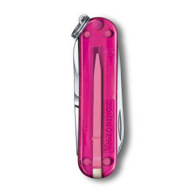 Logo trade advertising products image of: Pocket knife Classic SD transparent Victorinox