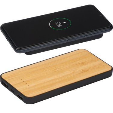 Logotrade advertising products photo of: Wireless charger and powerbank 8000 mAh MILAN