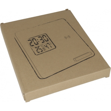Logotrade promotional giveaway image of: Bamboo weather station GRANADA