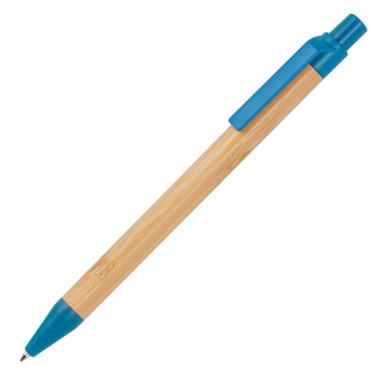 Logotrade promotional gift picture of: Wheatstraw and bamboo ballpen HALLE