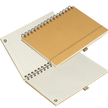 Logo trade promotional gift photo of: Cardboard notebook SILKEBORG