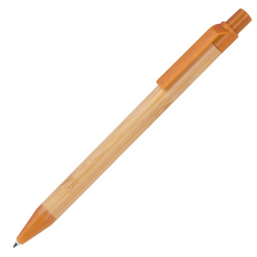 Logo trade promotional gift photo of: Wheatstraw and bamboo ballpen HALLE