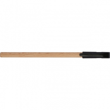 Logo trade promotional gifts image of: Wooden ballpen PALMDALE