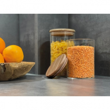 Logo trade corporate gifts image of: Pojemnik szklany OSAKA 700 ml