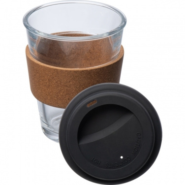 Logo trade promotional items picture of: Glass drinking cup WROCŁAW 350ml