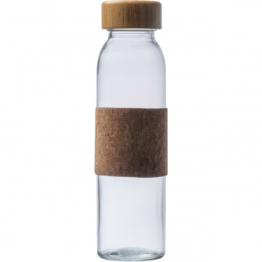 Logotrade promotional giveaway picture of: Glass bottle SKOPJE 500 ml