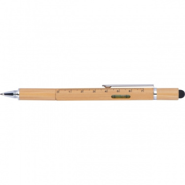 Logo trade promotional giveaways picture of: 6in1 multifunctional pen COIMBRA