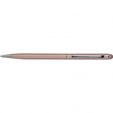 Logo trade promotional products image of: Ball pen with touch function CATANIA