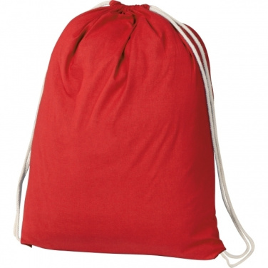 Logo trade corporate gifts picture of: Cotton gym bag BUDAPEST