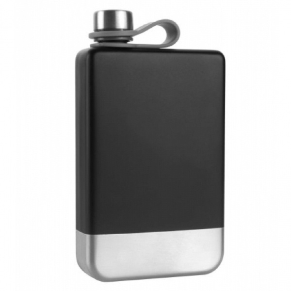 Logotrade business gifts photo of: Hip flask HALTI Schwarzwolf