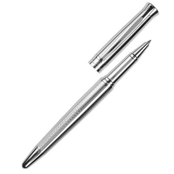 Logo trade promotional merchandise photo of: Metal roller pen ROI