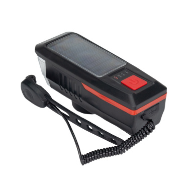 Logo trade promotional merchandise image of: Solar bike light with horn, MC-5