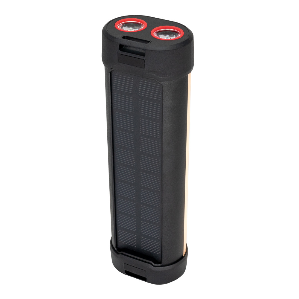 Logotrade promotional giveaway picture of: Solar flashlight with power bank, ES982