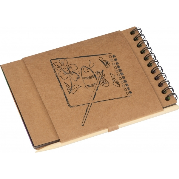 Logotrade promotional item picture of: Scratching block INNSBRUCK