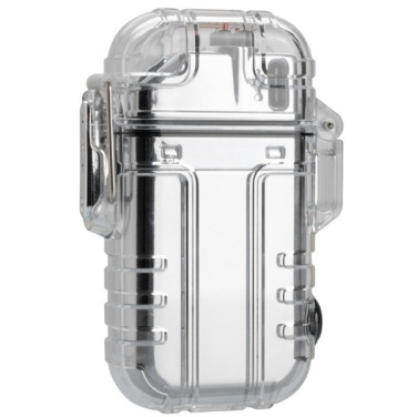 Logotrade promotional giveaway picture of: Electrical lighter CALBUCO Schwarzwolf