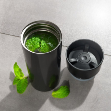 Logotrade promotional merchandise photo of: Thermo mug ARANSOL 300 ml Schwarzwolf