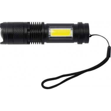 Logo trade promotional gifts picture of: Rechargeable flashlight AARHUS