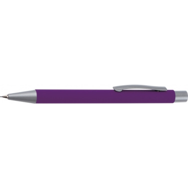 Logotrade promotional giveaways photo of: Mechanical pencil soft touch ANCONA