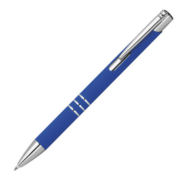 Logotrade corporate gift image of: Semi gel pen soft touch DUNMORE