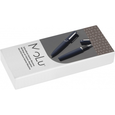 Logo trade advertising product photo of: Writing set soft touch SAINTE MAXIME MoLu