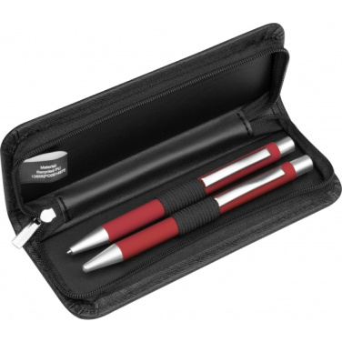 Logotrade promotional giveaway picture of: Writing set soft touch Uppsala