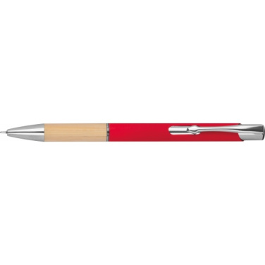 Logo trade promotional giveaway photo of: Recycled ballpoint pen Naples
