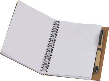 Logotrade promotional product picture of: Spiral notebook Ravenna