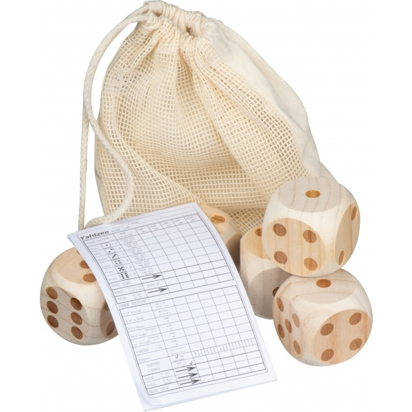 Logo trade promotional giveaways image of: XXL dice set Las Vegas